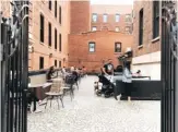  ?? BUNKER/FIELD CREATIVES ?? The massive outdoor patio at Bunker on West Monroe Street is dog-friendly.