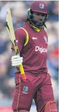  ??  ?? Star attraction: Chris Gayle is likely to be in West Indies side