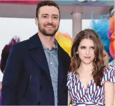  ??  ?? Trolls stArs JustIn TImBErlAkE AnD AnnA KEnDrICk.