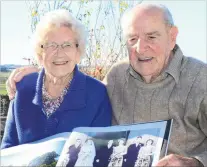  ?? PHOTO: HAMISH MACLEAN ?? Happy together . . . On June 12, 1947, it poured rain in Oamaru, but for Noeline and Culmer Hurst there have been plenty of sunny days since. The Papakaio couple celebrate their 70th anniversar­y on Monday.