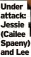  ?? ?? Under attack: Jessie (Cailee Spaeny) and Lee