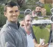  ??  ?? James Ross with the Nokia trophy in 2019