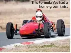  ??  ?? This Formula Vee had a home-grown twist