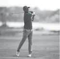  ?? BRIAN SPURLOCK / USA TODAY SPORTS ?? Webb Simpson plays the 18th hole during the third round of the RBC Heritage on Saturday.