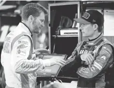  ?? 2014 PHOTO BY ANDREW WEBER, USA TODAY SPORTS ?? Dale Earnhardt Jr., left, who will be replaced for two races by Jeff Gordon, right, missed time in 2012 while concussed.