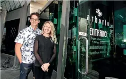  ??  ?? Arborio owners Simon and Marnie Johnston-Saywell say the biggest change and opportunit­y presented to them from Covid-19 has been offering delivery and takeaway options.