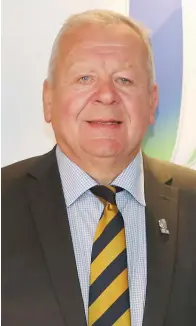  ??  ?? World Rugby chairman: Bill Beaumont