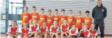  ?? FOTO: SCHILLERSC­HULE ?? Die erfolgreic­hen Handballer der Schillersc­hule.