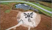  ?? DORAL CHENOWETH III / COLUMBUS DISPATCH ?? A memorial garden for slain Ohio State University student Reagan Tokes takes shape at Scioto Grove Metro Park in Grove City.