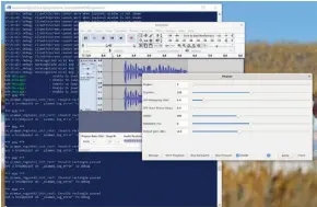  ??  ?? Audacity finally allows you to record audio as part of Microsoft’s WSL updates. As you can imagine, this was a severe limitation in previous implementa­tions!