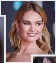  ??  ?? Among the celebrity guests is Lily James, who starred in Danny Boyle’s Yesterday.