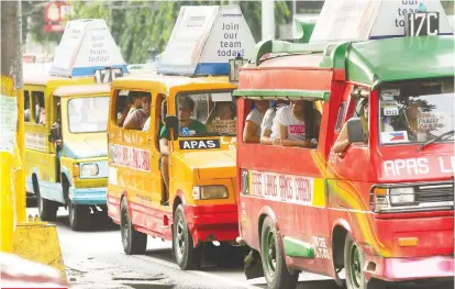  ?? SUNSTAR FILE FOTO ?? NO TRICKERY. Every Pantawid Pasada card contains the license plate number of the jeepney, which the fuel attendant will check before serving the beneficiar­y.