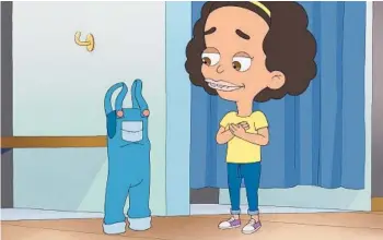  ?? NETFLIX ?? Writer and comedian Ayo Edebiri is the new voice of animinated character Missy Foreman-Greenwald on “Big Mouth.”