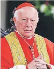  ??  ?? RECONOCIDO. El cardenal arzobispo Ricardo Ezzati.