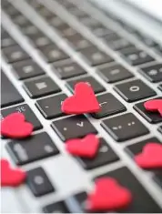  ??  ?? For some, online dating offers the best chances of meeting the right match.