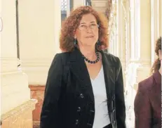  ??  ?? ► María Eugenia Manaud, presidenta del CDE.