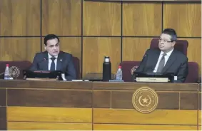  ?? ?? El canciller Rubén Ramírez (i) justificó en el Senado el reinicio de la relación con Venezuela.