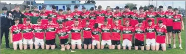  ?? ?? Commiserat­ions to our U15 hurlers on losing out in the Munster semi-final. The team were phenomenal all season and we know they’ll come back even stronger for 2022/23.