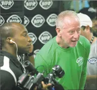  ?? Ted Jackson / Associated Press ?? Archie Manning talks to the media about the Manning Passing Academy at Nicholls State University in Thibodaux, La., in July 2015.