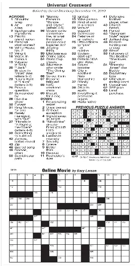 UNIVERSAL CROSSWORD - PressReader