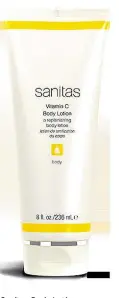  ??  ?? Sanitas Body Lotion with Vitamin C