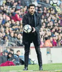  ?? FOTO: MANEL MONTILLA ?? Diego Pablo Simeone, entrenador del Atlético