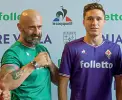  ??  ?? La maglia verde dedicata al quartiere fiorentino di San Giovanni debutterà domani al Bentegodi