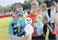  ??  ?? Fun times There was fun for all at the Friends of Cambuslang Park annual event