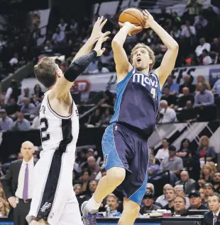  ?? LISTÍN DIARIO ?? Dirk Nowitzki es uno de los más antiguo miembro del juego.