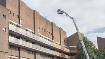  ?? ?? A major fire broke out in an apartment building in Grafton Street, Portsmouth on 11th May 2022