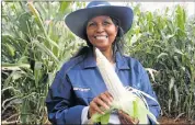  ?? Picture: BAFANA MAHLANGU ?? MAIZE PRODUCER: Vaal farm owner Tepsy Tseoane grows maize