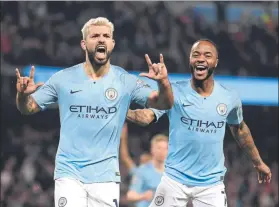  ??  ?? Agüero y Sterling, dos futbolista­s que pedían un descanso a gritos