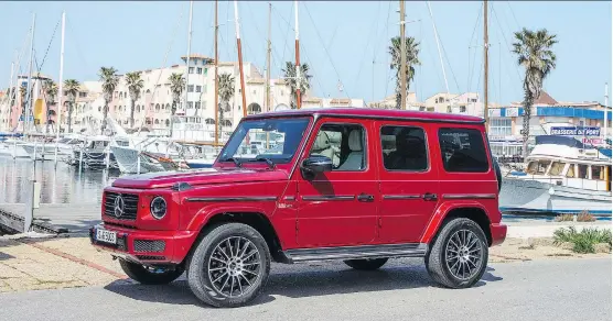  ?? PHOTOS: MERCEDES-BENZ ?? The Mercedes-Benz G-Wagen still has that iconic look, but this powerhouse SUV has been redesigned with every modern upgrade and luxury one can think of.