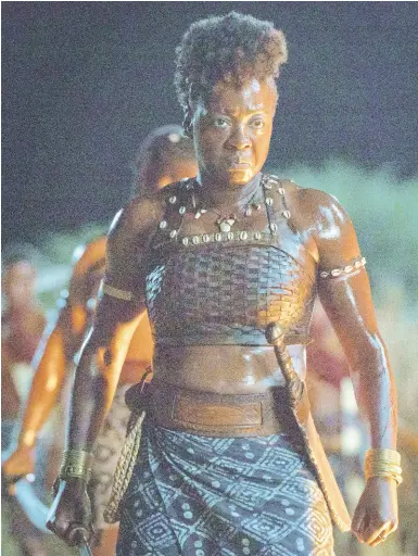  ?? AP ?? Viola Davis in ‘The Woman King’.