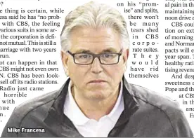  ??  ?? Mike Francesa