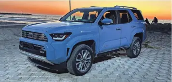  ?? MARK PHELAN/DETROIT FREE PRESS ?? The 2025 Toyota 4Runner midsize SUV goes on sale this fall.