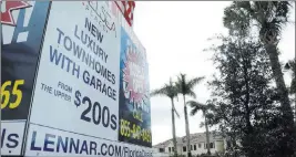  ?? Lynne Sladky ?? The Associated Press Lennar is buying Calatlanti­c Group in a $5.7 billion deal that will create the nation’s largest homebuilde­r as sales of new homes reach levels not seen in a decade.