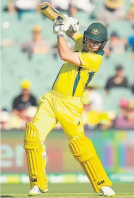  ?? Picture: Getty Images ?? AGONISINGL­Y SHORT. Australian opener Travis Head scored 96 in the fourth one-day internatio­nal against England in Adelaide yesterday to help the hosts record a consolatio­n win.