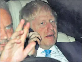  ?? AFP / TOLGA AKMEN ?? Boris Johnson, exalcalde de Londres i exministre d’Exteriors.