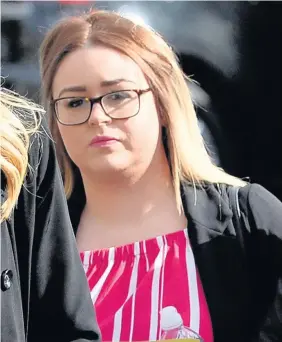  ??  ?? > Melissa Pesticcio denies causing the death of Sophie Taylor, below, by dangerous driving