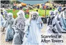  ??  ?? Scarefest at Alton Towers