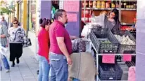  ??  ?? CIUDAD LERDO, Dgo. (OEM).- Hasta un 30 por ciento de aumento en las visitas de clientes al mercado municipal Donato Guerra.