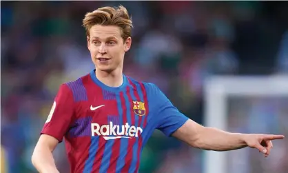  ?? ?? Frenkie de Jong in action during Barcelona’s game at Real Betis this month. Photograph: Quality Sport Images/Getty Images