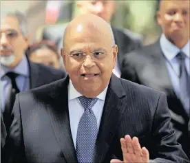 ?? Picture: AP ?? READY TO PRESENT PLAN: Finance Minister Pravin Gordhan’s mini-budget is critical for growth and job creation.