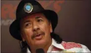  ?? ASSOCIATED PRESS ?? Carlos Santana