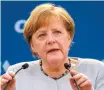  ?? AP-Yonhap ?? German Chancellor Angela Merkel