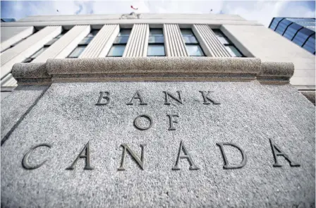  ?? REUTERS FILE ?? The Bank of Canada building in Ottawa. Canada’s central and sees a steady profile for rates this year and next.