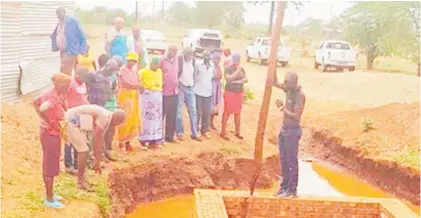  ?? Picture: Letaba Herald ?? BARRIERS REMOVED. The trench in which a Limpopo boy drowned over the weekend.