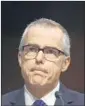  ?? Jahi Chikwendiu Washington Post ?? ANDREW McCABE was fired 26 hours before he was set to retire.