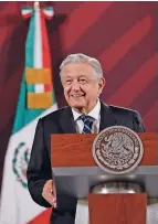  ?? ?? ANDRÉS MANUEL López Obrador